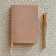 Keepsake Dusty Pink A6 Gold-Edged Notebook
