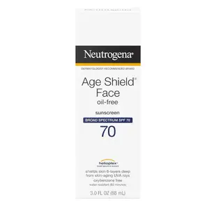 露得清 Neutrogena Clear Face Sport Face Age Shield 無油 抗老 防水 防曬乳