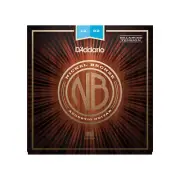 D'Addario NB1252BT Acoustic Guitar Strings, Balanced Tension Light, 12-52