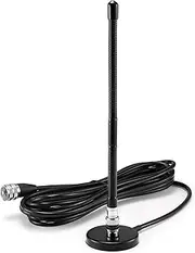 [Radioddity] CB515 CB Antenna 27MHz, Soft Whip CB Radio Antenna Kit with Magnetic Base, SO-239 Connector for CB-606/CB-606 PRO/CB-500/CB-27 PRO/CS-47/CB-900 PRO