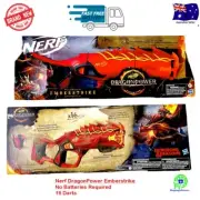 Nerf Dragon Power Emberstrike Blaster 8-Dart Drum 16 Nerf Darts Drum Storage 8+