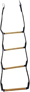 Boat Rope Ladder Folding Kayak Ladder 4 Steps Rope for Inflatable Boat Motorboat Canoeing