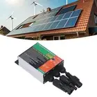 260W MPPT Solar Grid Tie Inverter Pure Sine Wave AC120V Aluminum Alloy