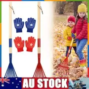 Kids Garden Tool Set Toy, Rake Leaf Rake 2 Set/