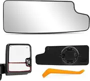 Riloer Rearview Mirror Glass, Towing Mirror Lower Small Convex Glass, 84301409, 84301408 Compatible with Chevrolet Silverado 1500 2019-2025 (1 PC, Front Right)