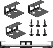 Under Desk Laptop Holder - Wall Mount Laptop Holder Brackets | 240g Desk Tablet Mounting Brackets | Wall Mount Multimedia Device Mount | Under Table Hiding Docking Station for Offices Home