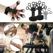 Finger Strengthener 6.6/8.8/11/13/17/21LB Silicone Finger Exerciser Hand qioVN