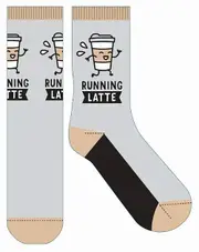 Frankly Funny Novelty Socks One Size Fits Most - Running Late, EJF E10734