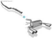 Stainless Duplex Racing System from Cat BMW 4er 435i With M-PACKET Per 2x80mm