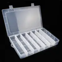 在飛比找蝦皮商城優惠-塑膠分格盒28格 透明塑膠收納盒 美甲盒 串珠盒 可拆透明分