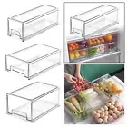 Fridge Drawer Bin, Refrigerator Organizer Drawer Bin, Kitchen Organization