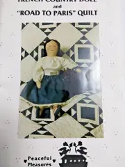 Doll French Country Quilt Road To Paris Sewing Pattern Peaceful Pleasures J120