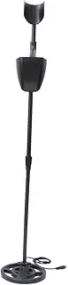 Portable Metal Detector Volume Adjustment Headphone Jack Pointer Display Black Underground Detector
