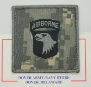 US ARMY 101ST AIRBORNE DIVISION - HELMET PATCH - ACU