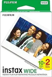 Fujifilm Instax Wide Film Twin Pack (White) (New Packaging)