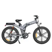 [US DIRECT] ENGWE X26 19.2Ah 7.5Ah Dual Batteries 1000W Folding Electric Bike 20*4.0 Inch Fat Tire 120-150km Mileage Mou