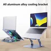 Laptop Stand with Computer Cooling Fan for Apple MacBook 11-16 Inch Dell Lenovo