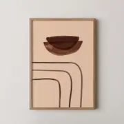 [Namly Design] Poster - Minimalist Brown Abstract