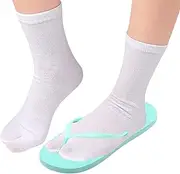 [Sctorikykt] Toe Socks for - Comfortable Elastic Two Toe Split Socks | Indoor Outdoor Hiking or Casual, Japanese Style Men Women Crew Socks Supplies