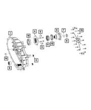 Genuine Mopar Transfer Case Rear Retainer 68001934AA