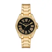 Michael Kors Kacie Three-Hand Gold-Tone Stainless Steel Watch MK4852
