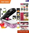 Vegetable Chopper - Cutter, Food Chopper, Veggie Onion with Container, Slicer...