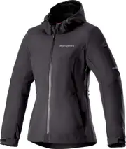 Alpinestars Neo, textile jacket waterproof women , color: Black/Black , size: XS