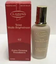 Clarins Extra Firming Foundation 02 Pale Ivory New in Box