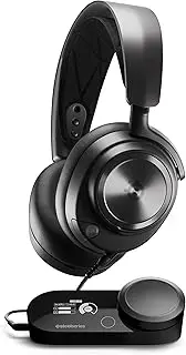 SteelSeries Arctis Nova Pro Wired Multi-System Gaming Headset - PC, PlayStation & Switch - 360° Spatial Audio - Hi-Res GameDAC Gen 2 - AI-Powered Noise-Cancelling ClearCast Gen 2 Microphone
