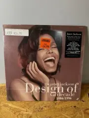 Laserdisc Janet Jackson Design of a Decade 1986-1996 Factory Sealed | Free Ship