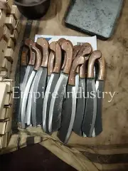 Custom Handmade Carbon Steel Full Tang Tactical Machete Outdoor Survival Machete