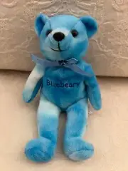 The Cheesecake Factory Bluebeary Herrington Teddy Bear Plush Bean Bag 9" Tall