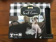 New Woof Black Hammock Style Seat Cover Protects Car From Fur Spills Scratches