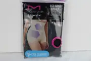 Maidenform Flexees Hi-Waist Cool Comfort Firm Boyshort Black F82107 XL