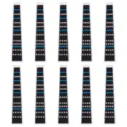 10 Sheets Point Stickers Violin Finger Chart Beginner Child Tape for