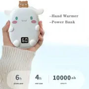 Cartoon Melody Cinnamoroll Hand Warmer Portable High Capacity Power Bank 10000mA