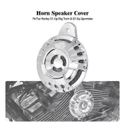 Chrome 110 dB Horn Speaker Cover For Harley Touring Big Twin 1991-2017 Sportster