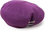 [CA4LA] Casilla ZKN02436 Men's Daily Casual Beret, Spring and Summer, Simple, Adjustable Size