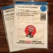 NEW Parker Heat Seal Photo Album Refill DISC AND 110 CAMERAS 4x5 Prints # 45H