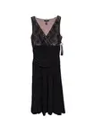 Ralph Lauren Chaps Black Sleeveless Lace Dress NWT