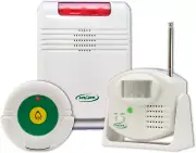 Smart Caregiver Monitor with Motion Sensor and Remote Reset Button - Passive Mon
