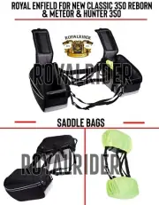 Royal Enfield "SADDLE BAGS" For NEW CLASSIC 350 REBORN & METEOR 350 & HUNTER 350 (for: Royal Enfield)