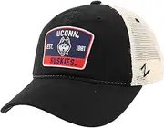 Zephyr NCAA Officially Licensed Hat University Patch Switchback Black