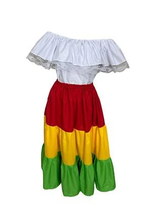 Jamaican Traditional Dress Reggae Style - Casual adult female