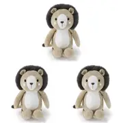 3x The Peanutshell Madagascar Themed Print Plush Toy Baby Nursery Decor 0+