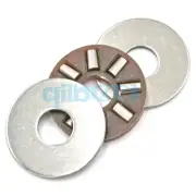 (5) 5x15x2mm Thrust Needle Roller Bearing AXK0515TN ABEC-1 Each With 2 Washers