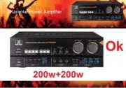 NEW_200Wx2 PROFESSIONAL KARAOKE AUDIO MIXING AMP USB & BLUETOOTH LIGHT AMP