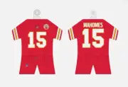 NFL Mini Jersey Kansas City Chiefs Patrick Mahomes with Suction Cup for Car Kit