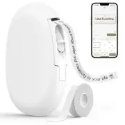 E10 Mini Bluetooth Label Maker Machine with Tape, Continuous Waterproof