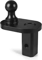 GNXA4085, 4" Offset Ball Compatible with B&W Turnoverball Gooseneck Trailer Hitches, Heavy Duty Gooseneck Hitch Ball Extender | 20000 lbs GTW/ 5000 lbs VTW, 2-5/16 Inch Diameter Ball